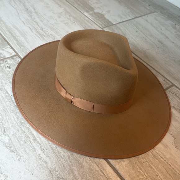 Lack Of Color Tan Fedora Hat